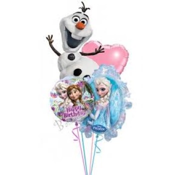 Frozen Σύνθεση Μπουκέτο μπαλόνια 